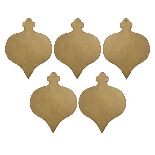 Shaped Bauble Multibuy - 5 Pieces (150mm)